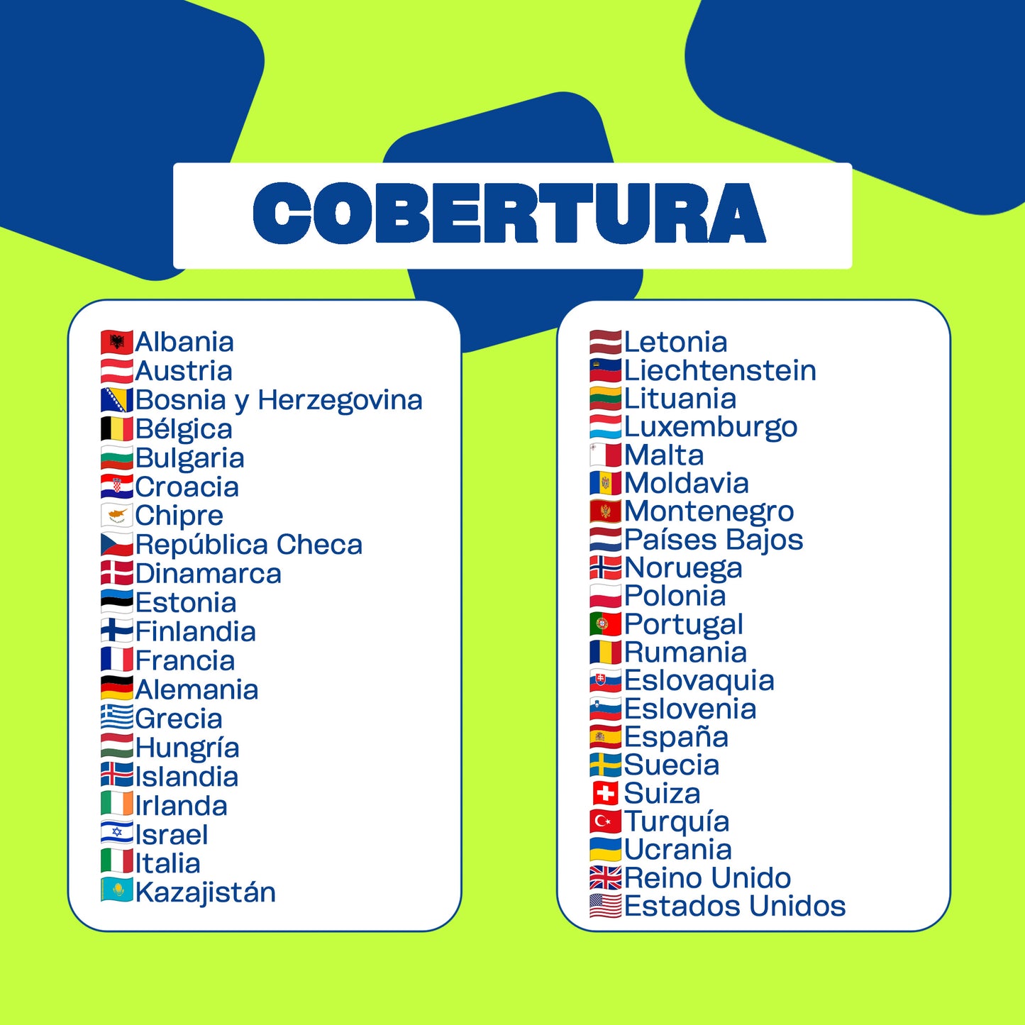 eSIM Ilimitada Europa Turquia, UK y USA.