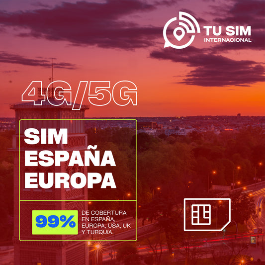 SIM CARD España, Europa, Turquia, UK y USA