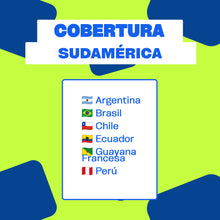 eSIM Ilimitada Sudamérica 6 Países.