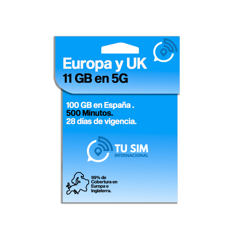 SIM CARD Europa e Inglaterra.