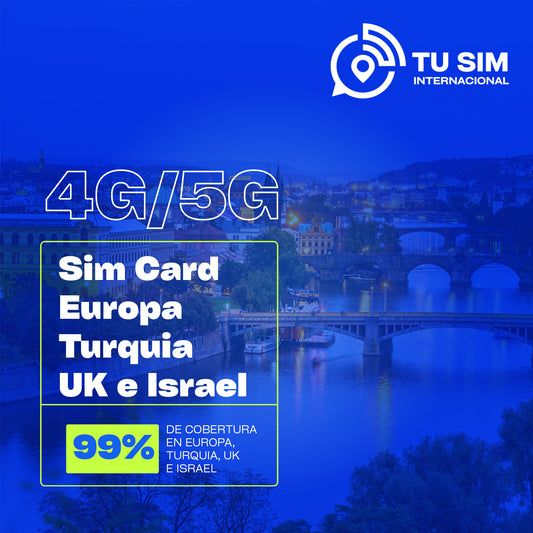 Sim Ilimitada Europa, Turquia, Israel, UK y USA