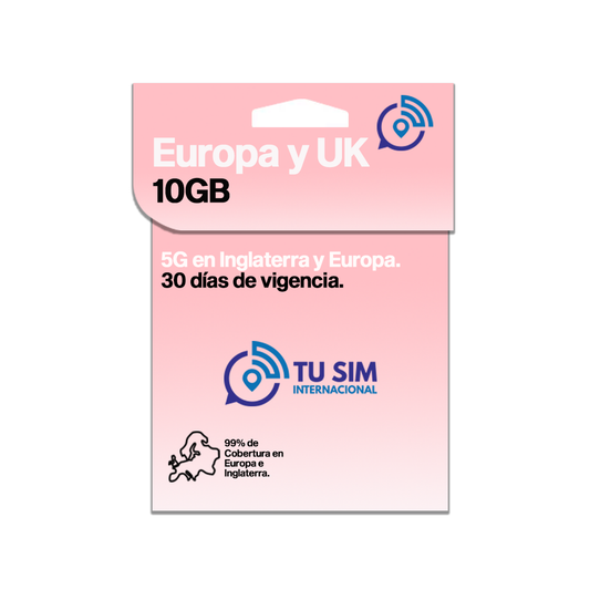 SIM CARD Europa 10GB.