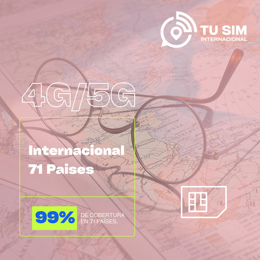 SIM CARD Internacional 71 Países.
