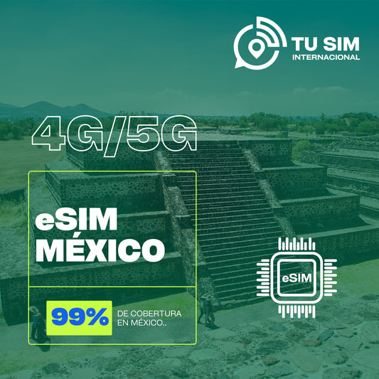 eSIM Mexico Ilimitada.
