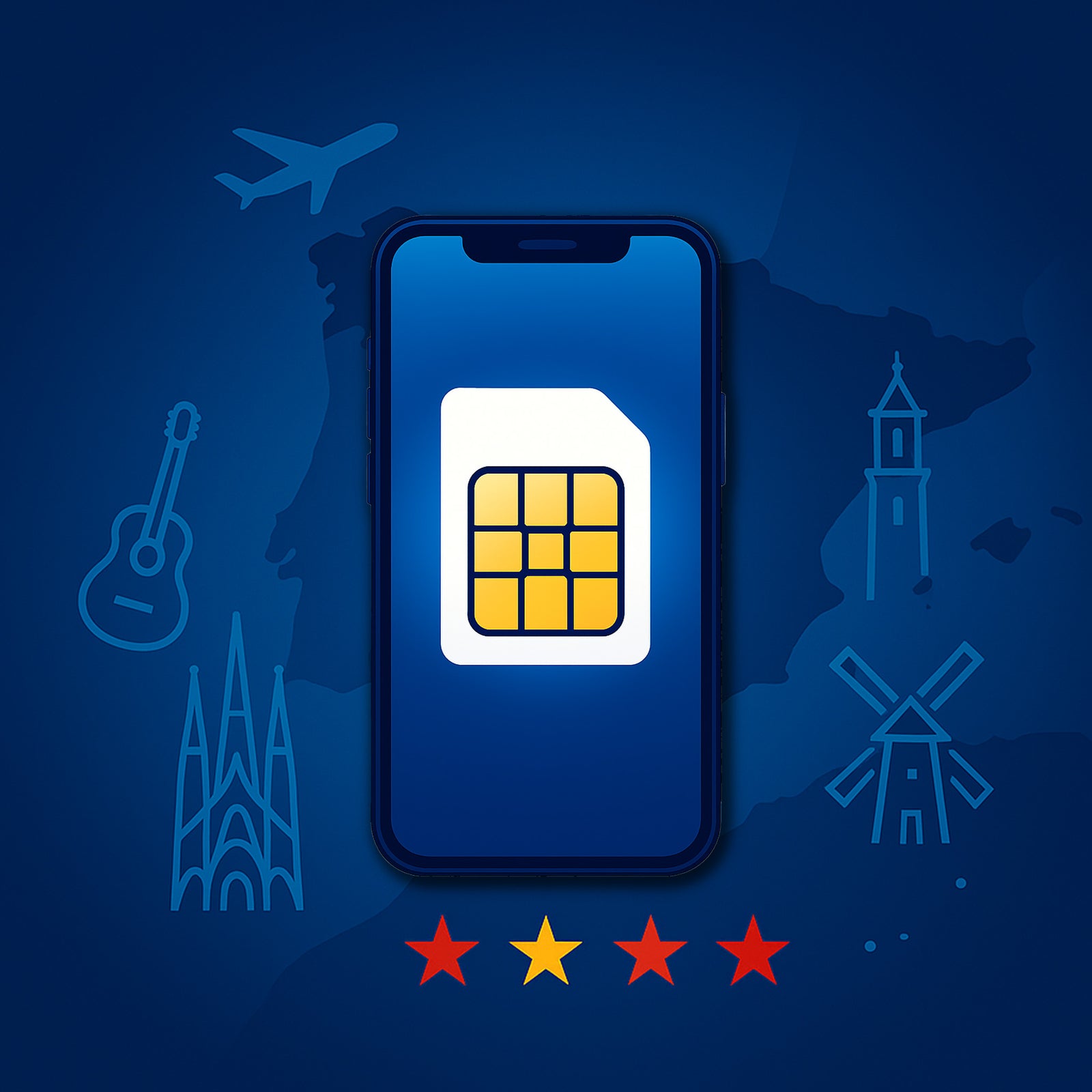 SIM CARD España, Europa, Turquia, UK y USA*