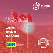 eSIM Ilimitada Estados Unidos y Canadá