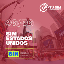 SIM Ilimitada Estados Unidos.