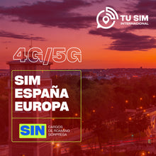 SIM CARD España, Europa, Turquia, UK y USA*