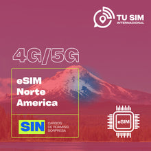 Banner eSIM ilimitada para Estados Unidos, Canadá y México