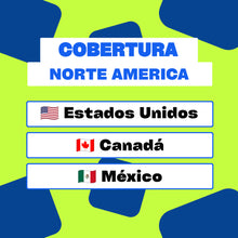 Cobertura eSIM ilimitada para USA Canadá y México