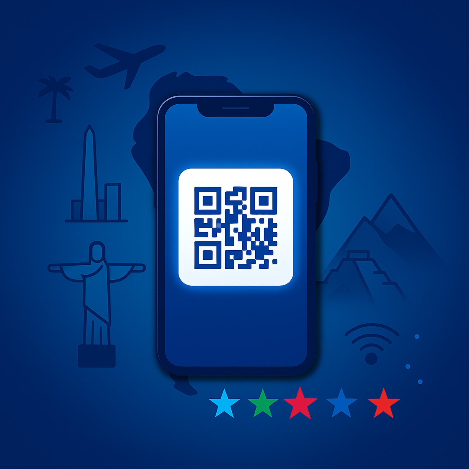 eSIM ilimitada para Sudamérica 6 Países